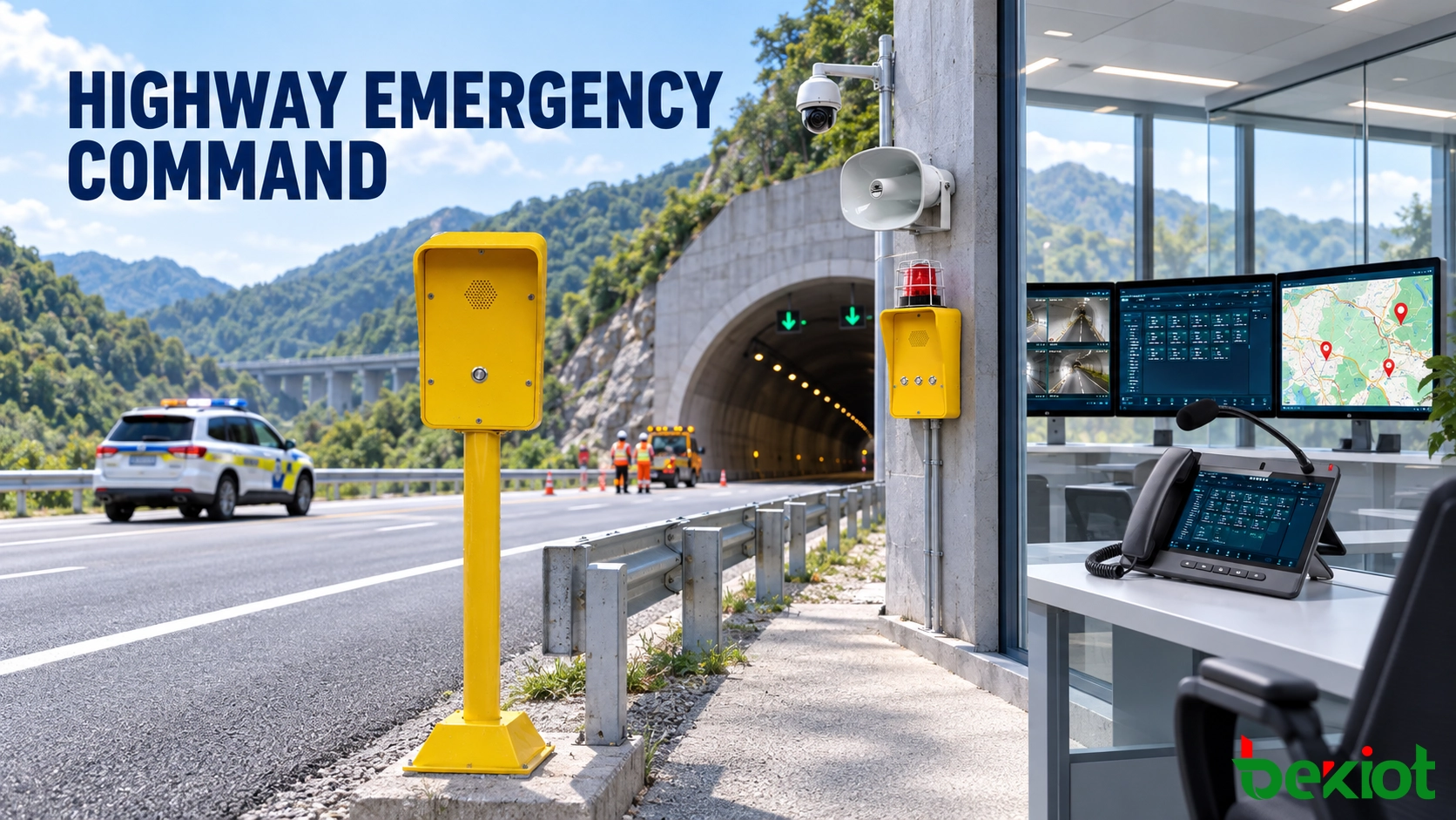 Highway Emergency Command System: Kommunikation, Disposition und Reaktion auf Zwischenfälle