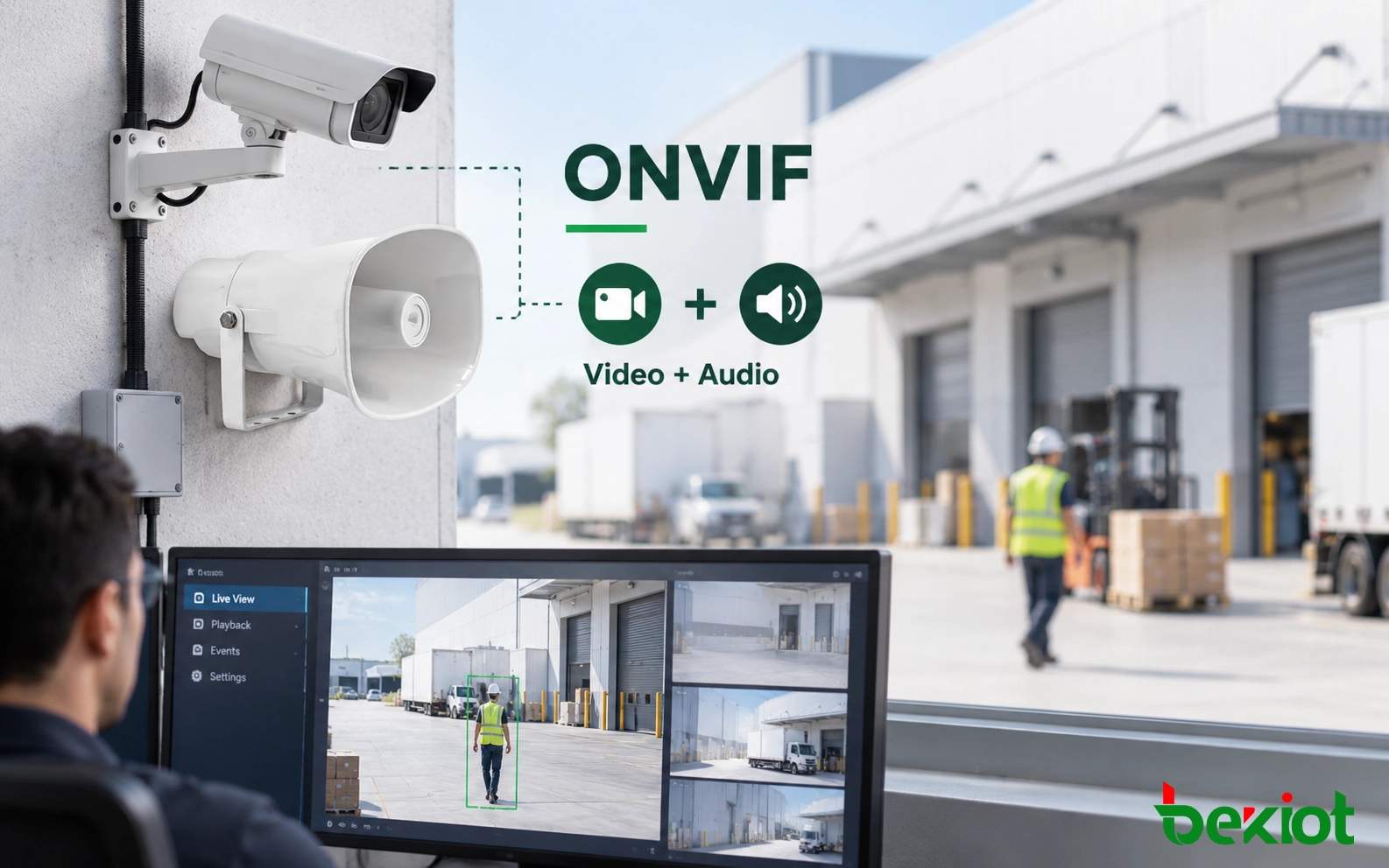 ONVIF- und Videoüberwachungsintegration