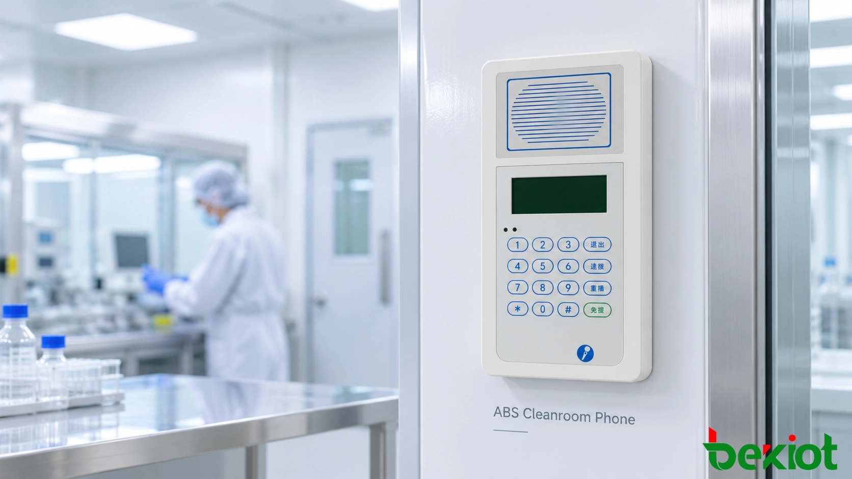 ABS-Reinraumtelefon für Laborkommunikation