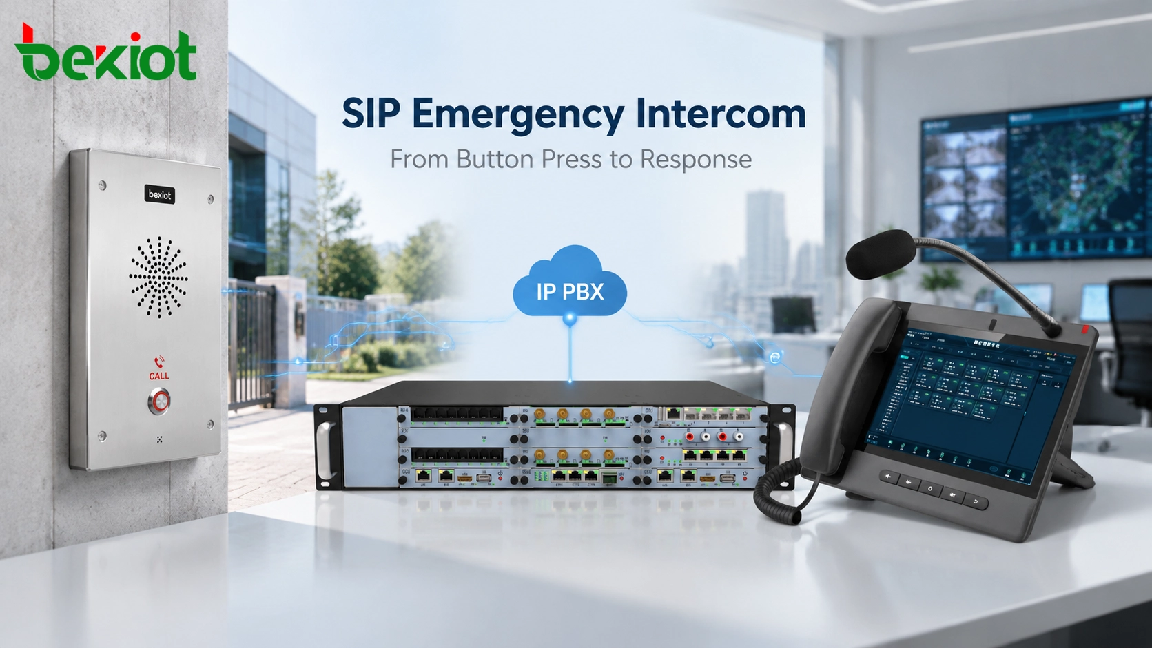 SIP-Notruf-Intercom-Callflow: Vom Tastendruck bis zur Reaktion