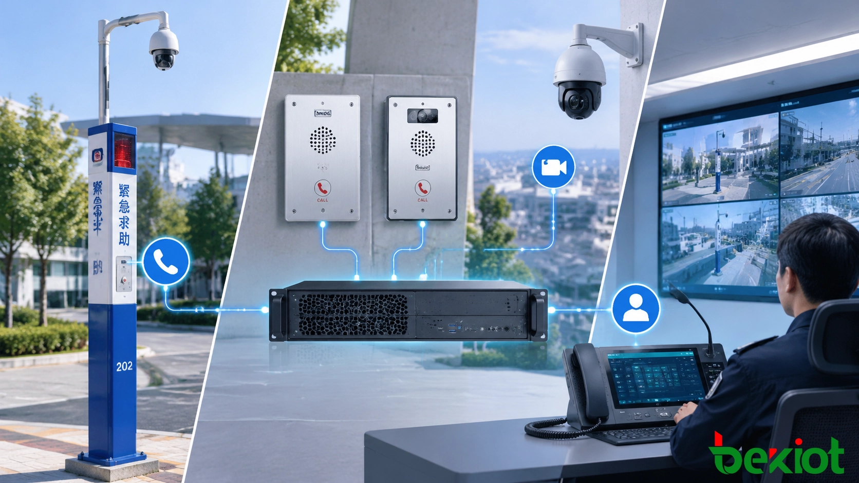So integrieren Sie SIP-Notrufsprechanlagen in CCTV- und Alarmsysteme